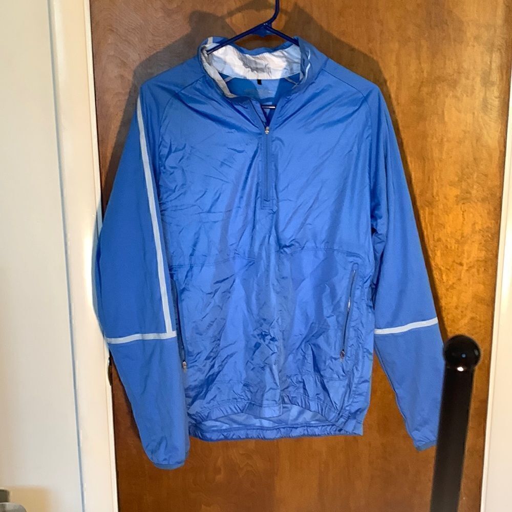 Nike golf GUC blue windbreaker jacket! Size Small